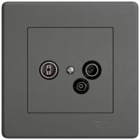 UP-Antennendose TV-R-Daten EDIZIO.liv SNAPFIX® 11dB dgu