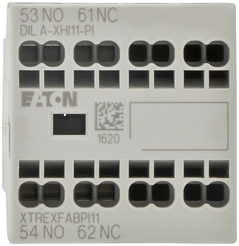 Hilfsschalter Eaton, 2P, Ith=16A, 1S, 1Ö, Frontbefestigung, Push-in-Klemmen