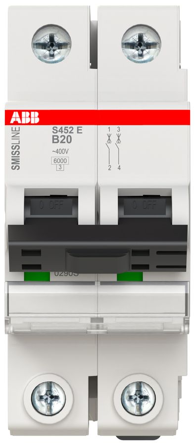 Disjoncteur SMISSLINE CLASSIC 2×20 B 6kA