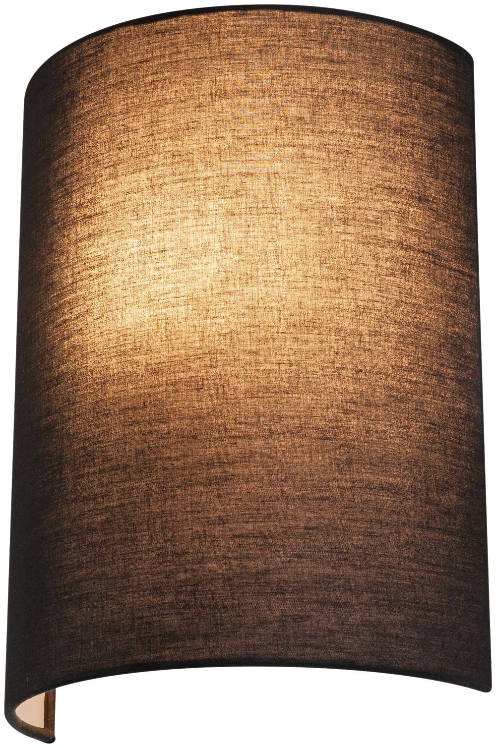 Paralume SLV FENDA Ø230×305mm, semitondo, nero