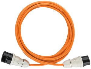 Verlängerung 5×4mm² 15m G-PUR CEE/CEE 7h 32A IP44 orange