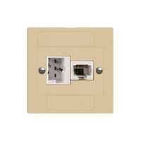 Prise ENC xDSL RJ45/TT83 sand ITplus EDIZIOdue, avec filtre