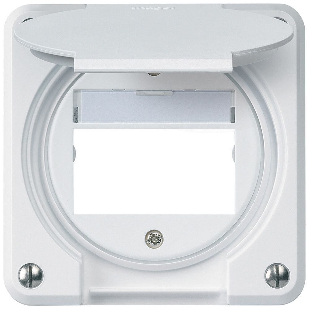 UP-Montageset robusto IP55 flach weiss für Multimedia-Modul