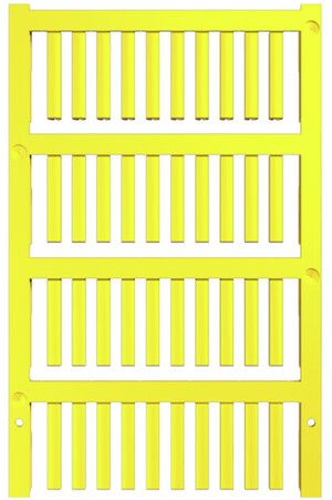 Marqueur de conducteur Weidmüller MultiCard VT SF p.Ø1…1.3mm 21×3.2mm PA66 jaune