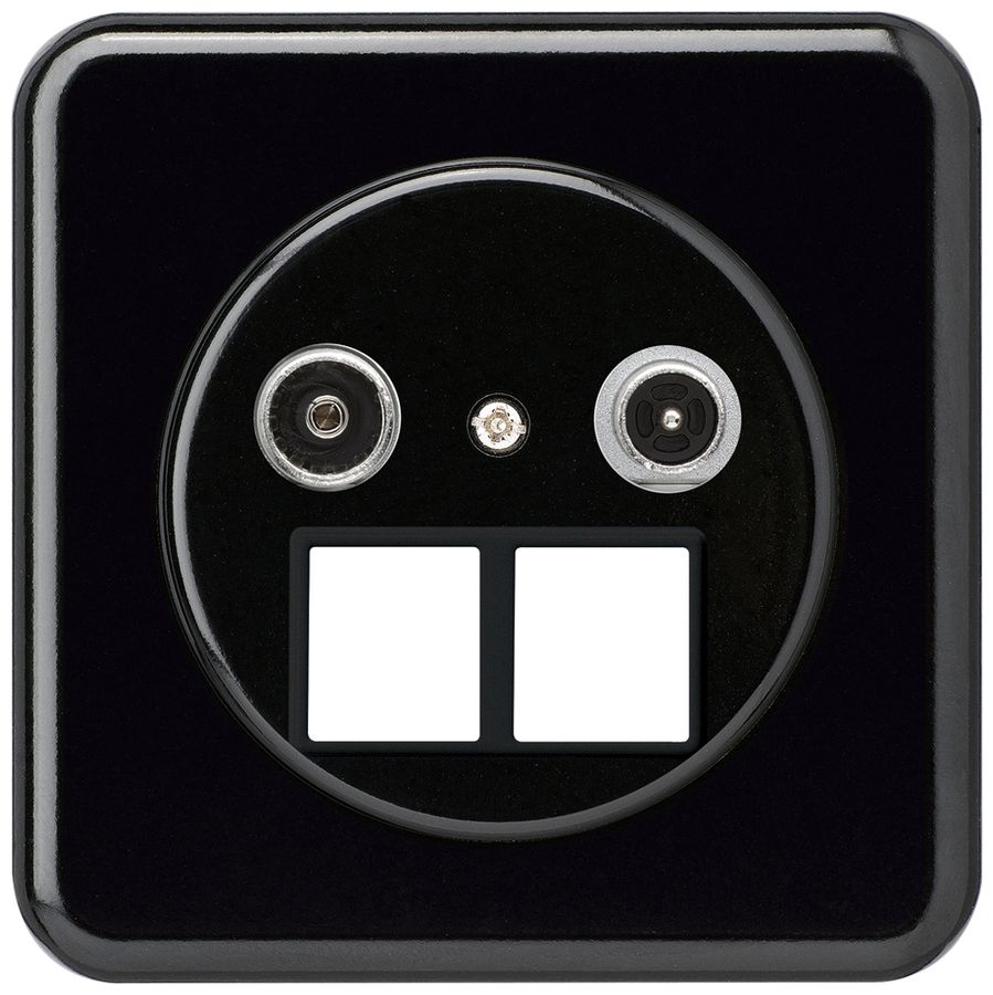 UP-Multimediadose basico TV-R Bauart C 4dB 2GHz schwarz