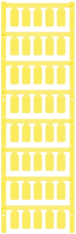 Marcatore per apparecchi WM MultiCard SM autoadesiva 9.5×18mm PA66 giallo