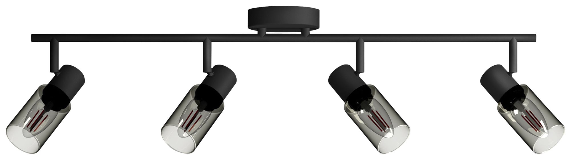 Spot Philips Palms E14 4×25W 694×162mm schwarz