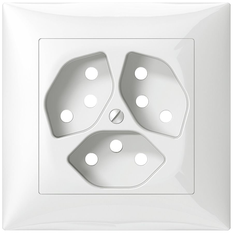 Kit frontal SIDUS B pour 3×T13 blanc brillant
