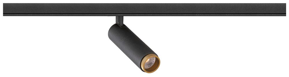 Spot LED SLV GRIP S 1×9.8W 610lm 930 29° DALI 48V AD Ø30×101mm nero