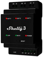 REG-RF-Schaltaktor Shelly Pro 3 Bt/Wi-Fi 3-Kan 110…240V 3TE