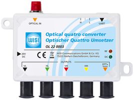 Abschlusseinheit Quattro WISI mit DVB-T+FM, FC/PC