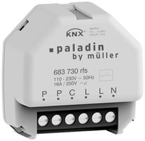 EB-Schaltaktor KNX RF paladin 683 730 rfs 1-Kan 16A 110…230V 2×DI