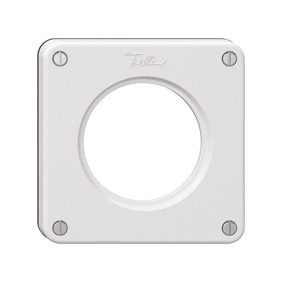 Deckel ohne Klappdeckel NEVO Ø53mm ws (Dicht.sz)