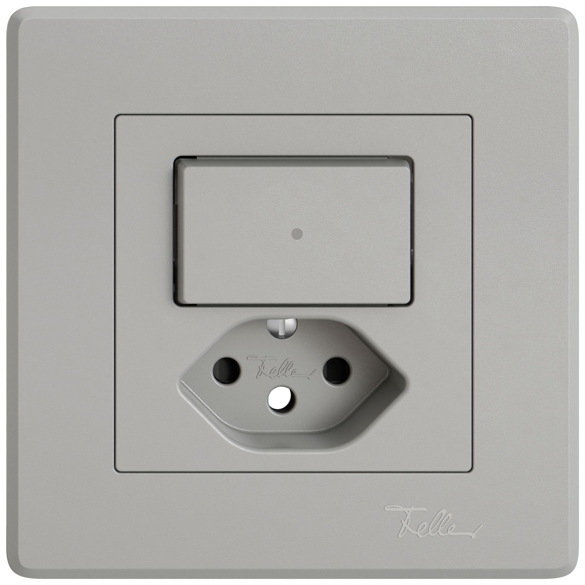 Kit di montaggio INC EDIZIO.liv SNAPFIX® combi.T13 1 tast.lent.front.shutter grc