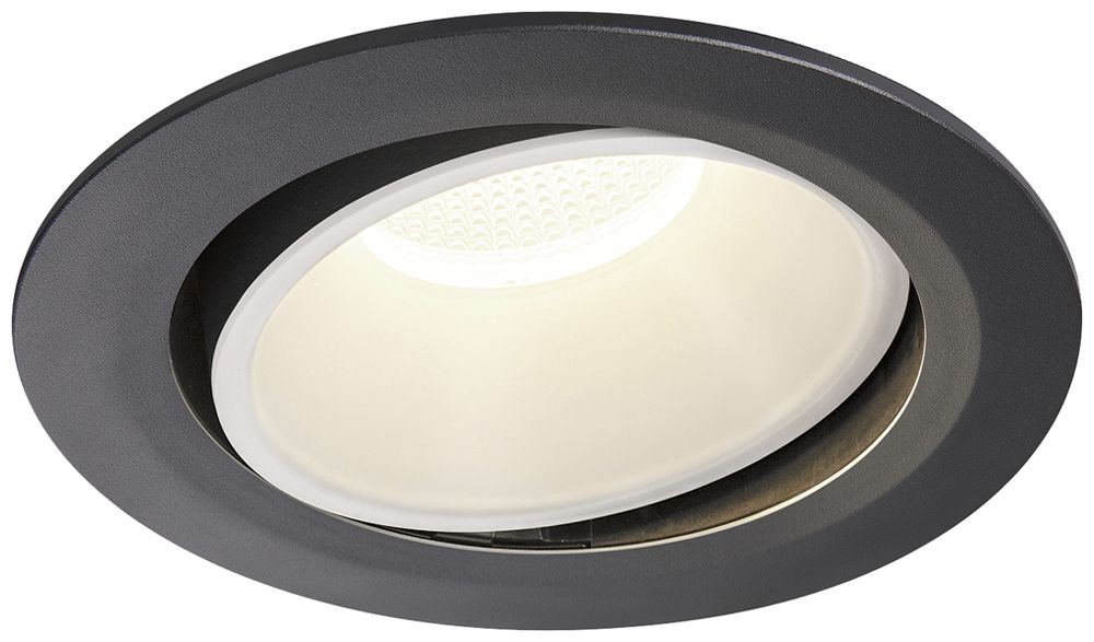 LED-Downlight SLV NUMINOS MOVE XL 37.4W 3800lm 4000K 40° DIM Ø190×118mm sz/ws