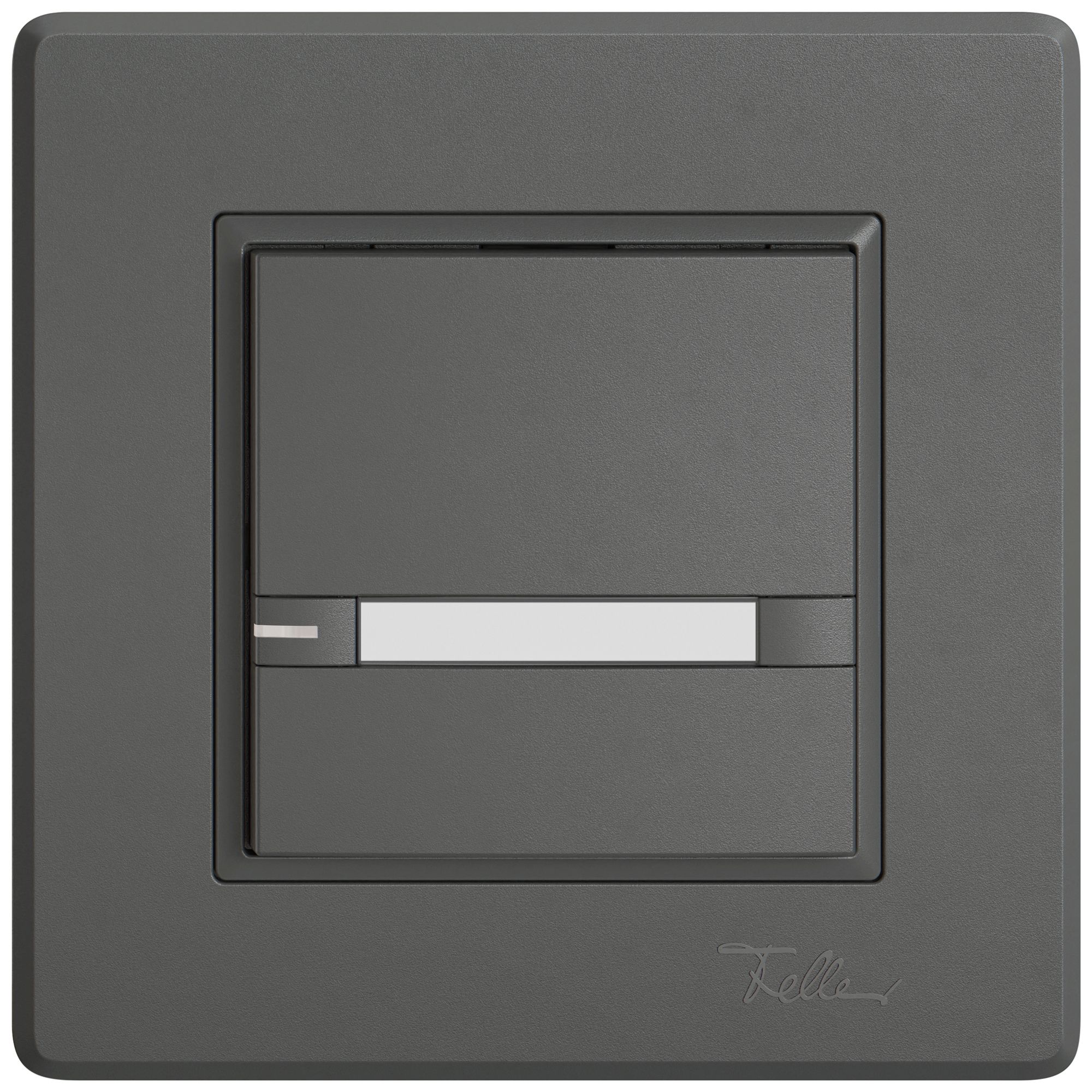 UP-KNX-Taster RGB EDIZIO.liv SNAPFIX® Temperaturfüh.RGB-LED Pap.1×T 2-Tbed.dgu