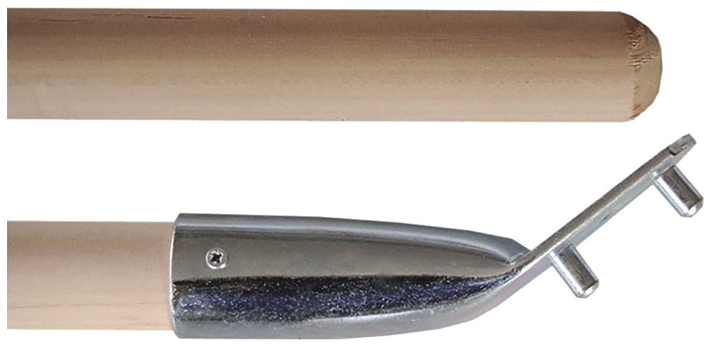 Besenstiel Plica aus Holz, 180cm, Ø=29.5mm