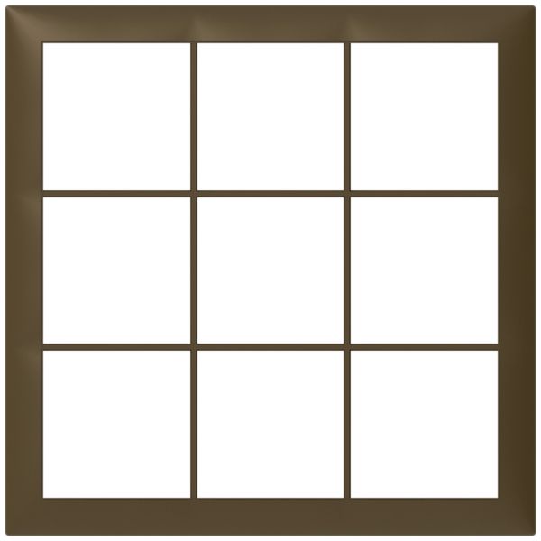 Telaio di copertura SIDUS 3×3 titanio