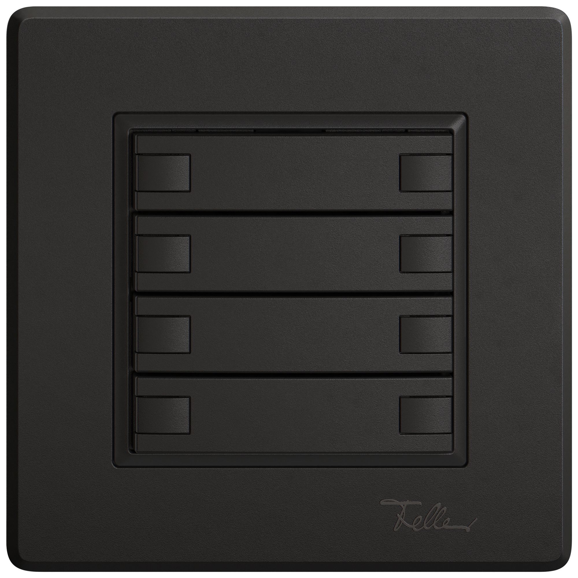 Poussoir universel ENC EDIZIO.liv UNI SNAPFIX® s.LED 4× comm.2T no