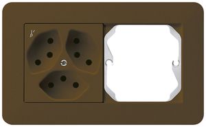 UP-Kombination kallysto.trend Gr.I-I horizontal 3×Typ 13S+leer braun