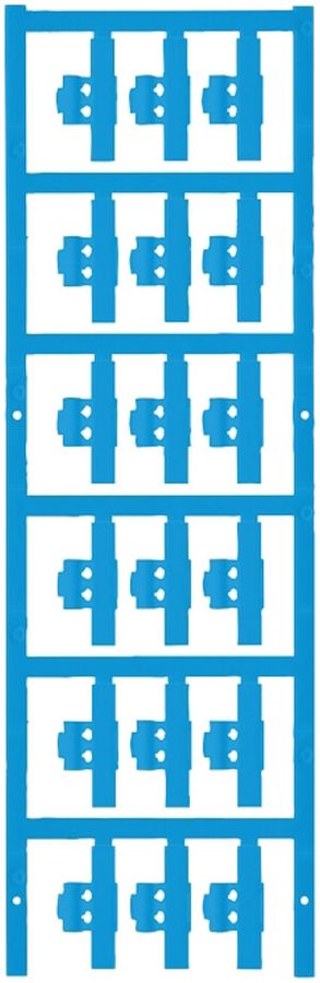 Marqueur de conducteur Weidmüller MultiCard SFC p.Ø1.5…2.5mm 30×5.8mm PA66 bleu