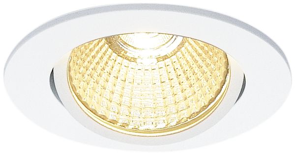 EB-LED-Deckenleuchte SLV NEW TRIA 68 ROUND 7.2W 1800…3000K EB-Ø68mm weiss