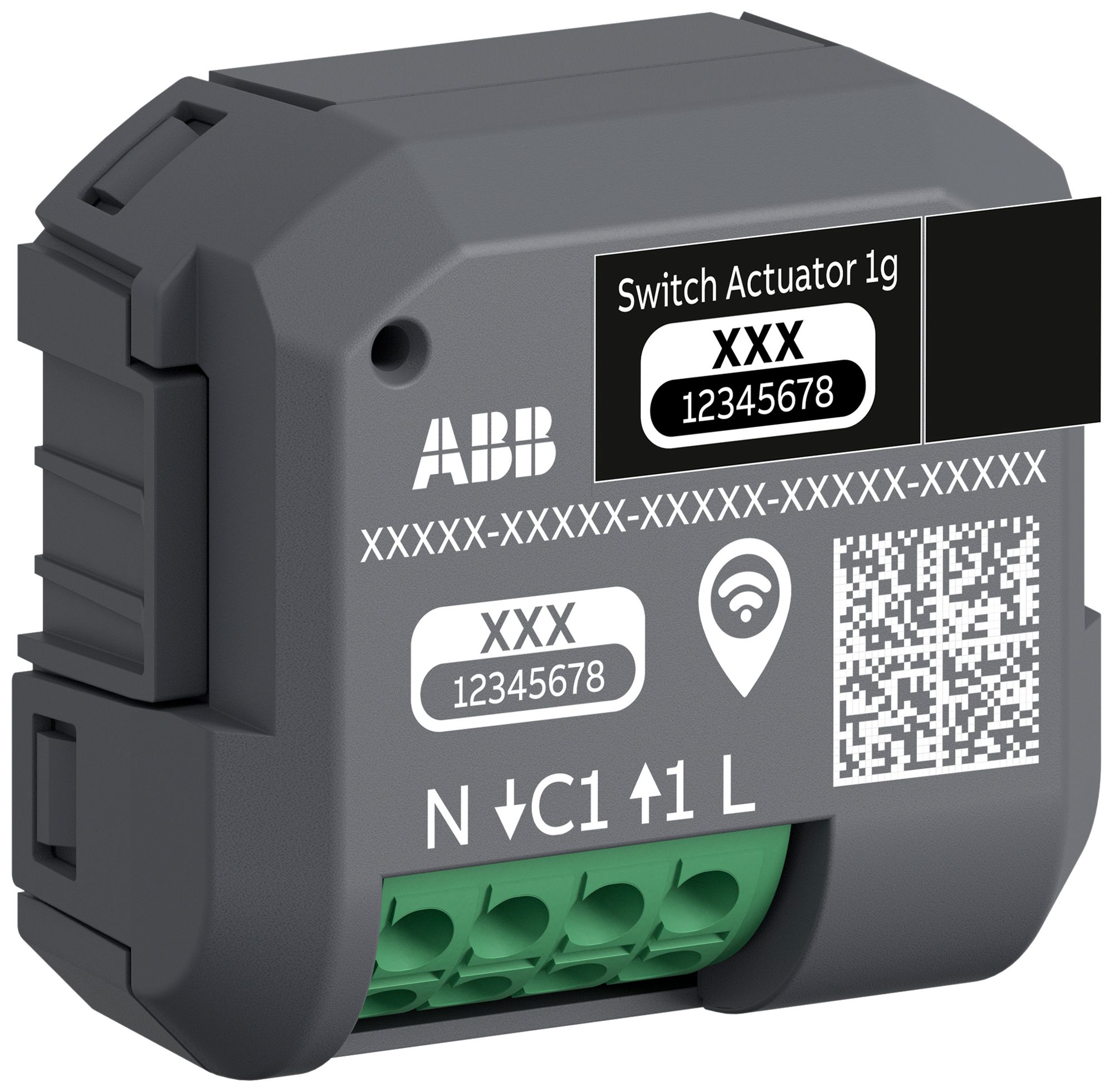 EB-RF-Schaltaktor ABB-free@home 62811 U-WL-500 1-fach 13A/230VAC