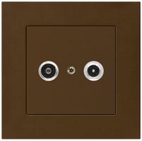 UP-Antennendose kallysto.pro R/TV 14dB 2GHz braun