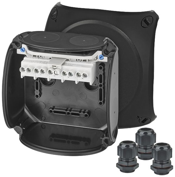 Boîte de dérivation AP Hensel KX 0606 AX Ex-2/22 5×6mm² 130×130×77mm IP66 no