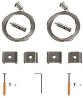 Drahtseilabhängung SLV für Stromschienen EUTRAC/S-TRACK/1-phasig, 5000mm, 2 Stk