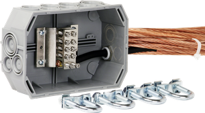 Fundamenterdungsset AGRO 9651 Cu blank