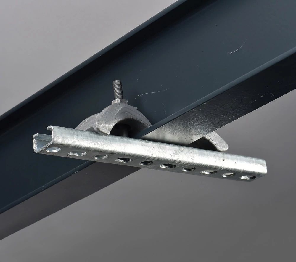 Trägerklammer-Satz Caddy 5000 800mm Flansch 3…30mm, feuerverzinkt