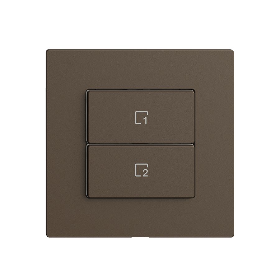 Abdeckset zu Szenentaster 2 Szenen vert./2T Edue Wiser coffee