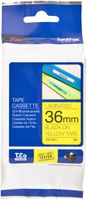 Schriftbandkassette Brother TZe-661 36mm×8m, gelb/schwarz