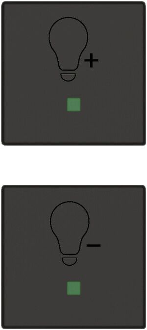 Tastenset ABB free@home anthrazit Dimmer
