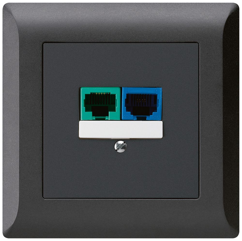 UP-Dose DSL kallysto.line 2×RJ45 schwarz