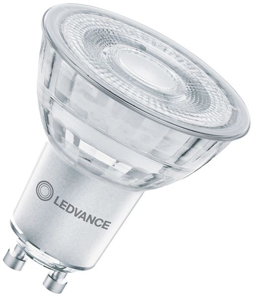 Lampada LED LEDVANCE GU10 4.5W 350lm 1800…2700K Ø50×54mm PAR16 chiaro 36°