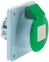 Presa INS CEE Bals 3P 32A <50V 4h verde IP44 nich.MV dirit.