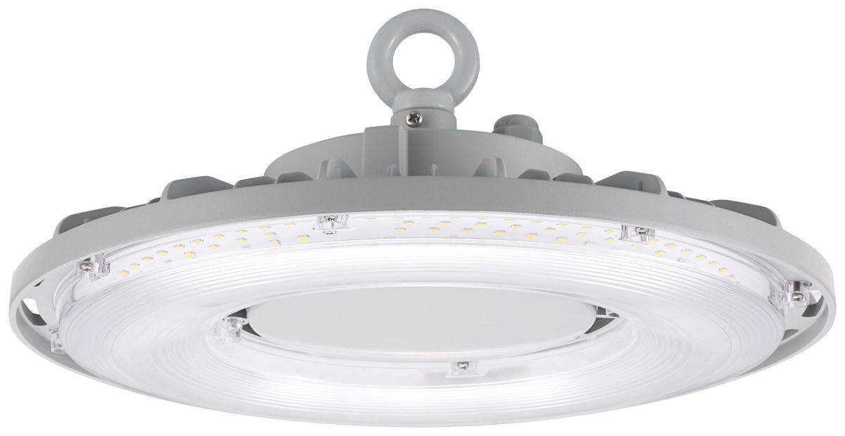 LED-Hallenstrahler Sylvania Highbay 135W 15500lm 6500K IP65 VWB Ø310mm grau