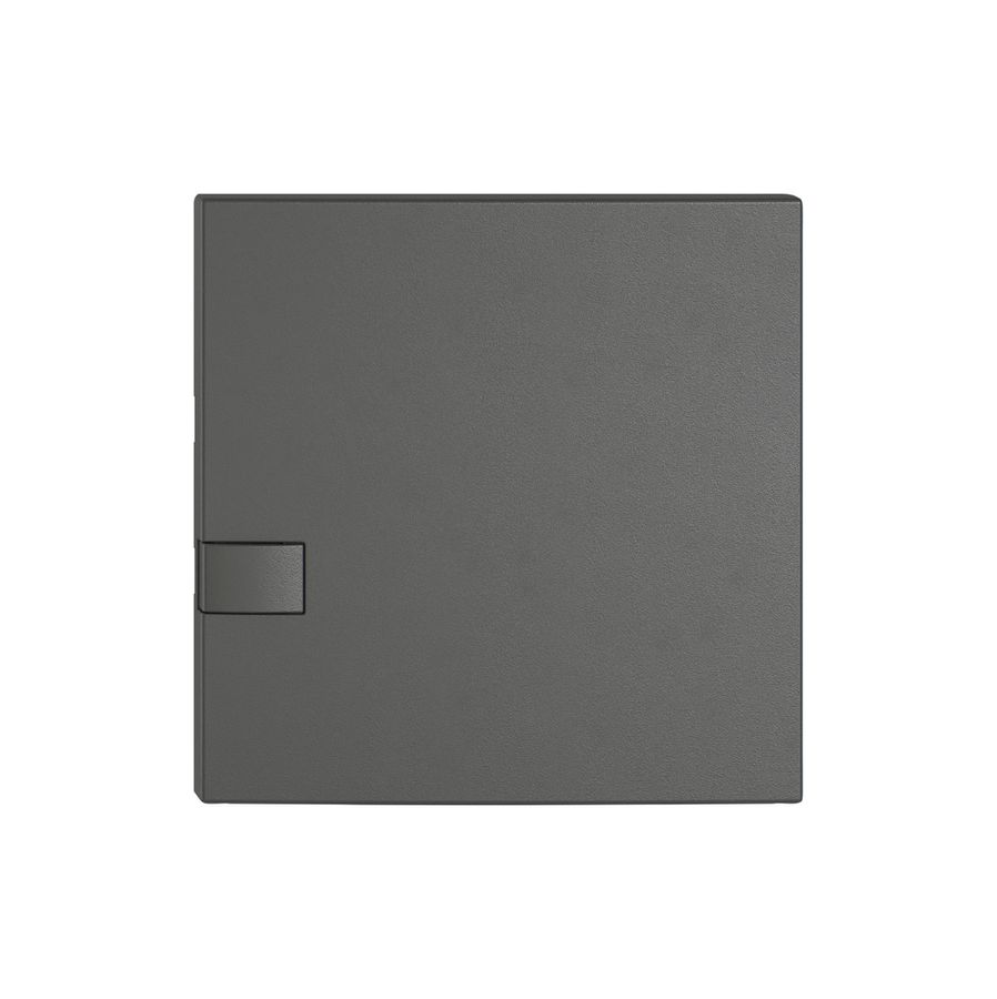 Poussoir 1/1 EDIZIO.liv SNAPFIX® p.KNX&UNI s.LED comm.à 1 touche grf