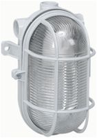 Armatura Bebilux ovale 60W E27 IP44 grigio 169mm