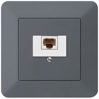 Presa di raccordo INC kallysto.trend 1×RJ45u antracite