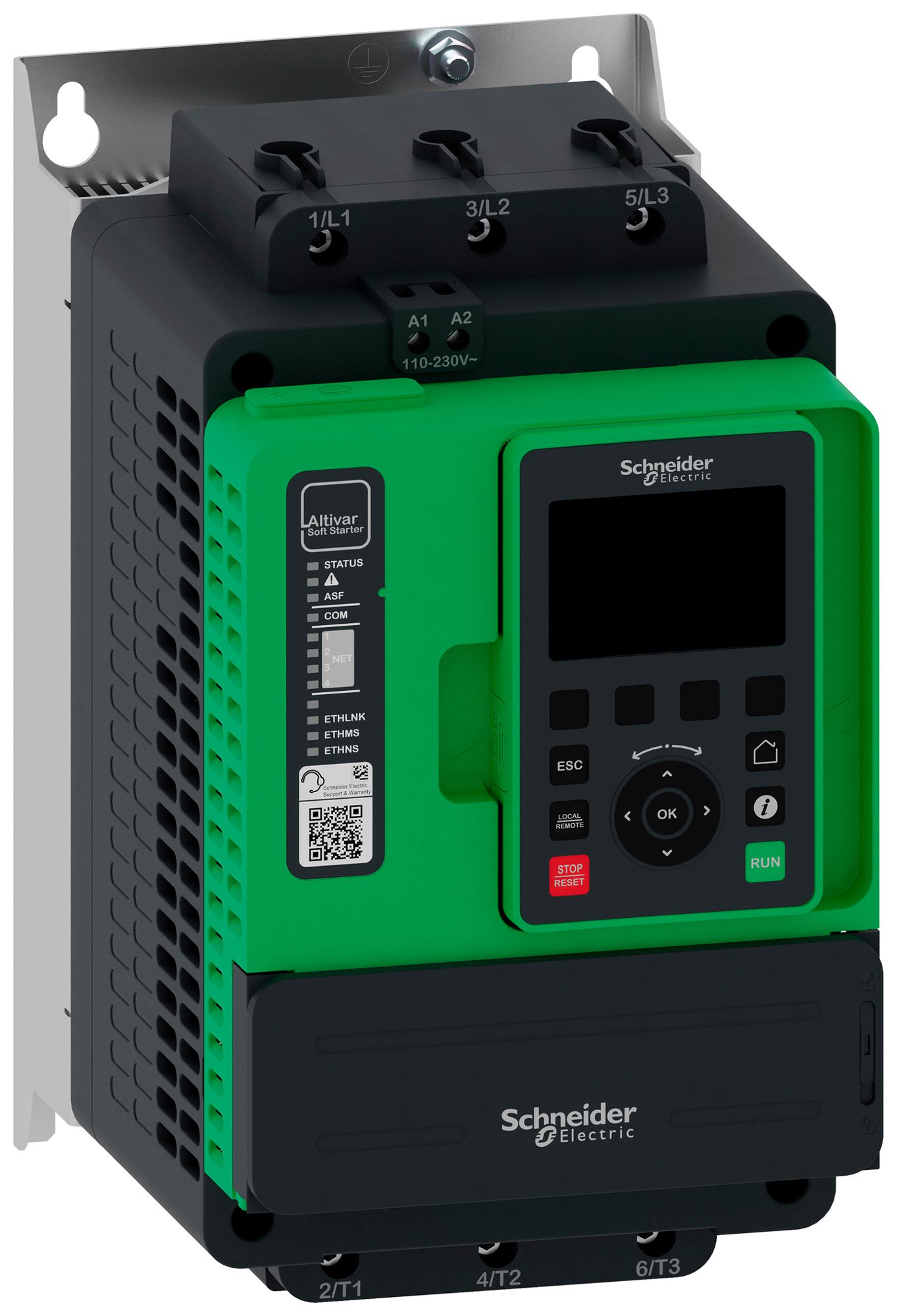 Softstarter Altivar ATS490 75A 208…690V 110…230V 24VAC