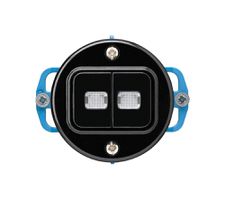 Insert pour interrupteur poussoir lum. ENC basico 1/3+3/1L noir