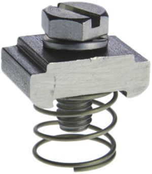 Plot d'ancrage Woertz, acier fin A4, M8, avec ressort et vis