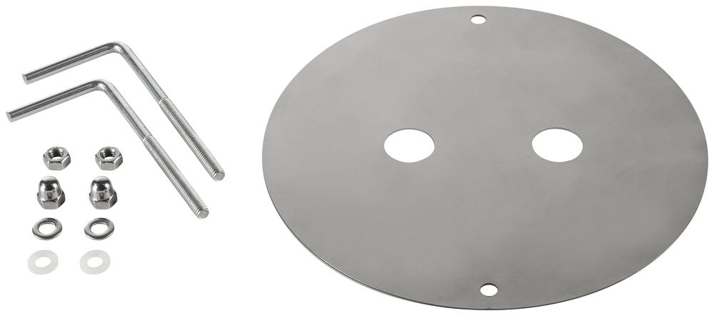Kit d'ancrage pour béton SLV pour borne lumineuse ROX ACRYL, Ø180mm, acier fin