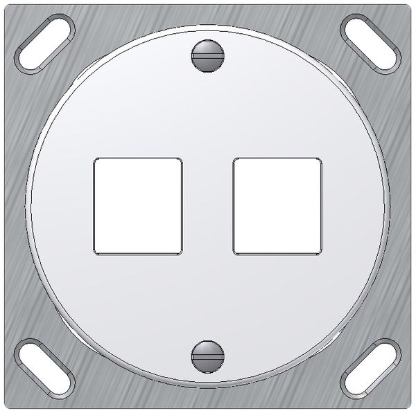 EB-Montageset Keystone Dätwyler weiss 2×, Standard, gerade