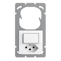 UP-Kombination leer+3/T13 EDIZIOdue weiss