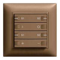 Frontset ON-OFF Dimmer Szene 2K/4T ZEP EDIZIOdue coffee