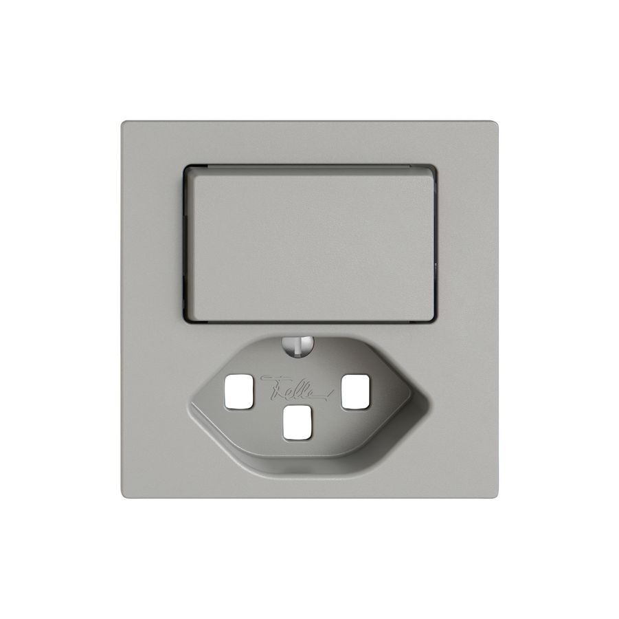 Kit di montaggio EDIZIO.liv SNAPFIX® per combi.T23 con 1 tasto n.ill.grc